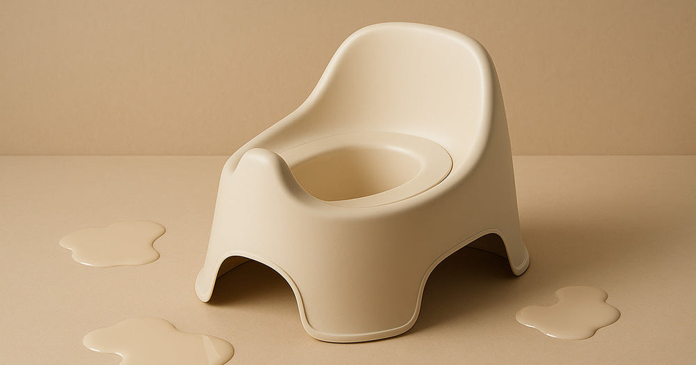 Töpfchen zum Thema Trockenwerden bei Kindern: Stoffwindeln fördern den Lernprozess